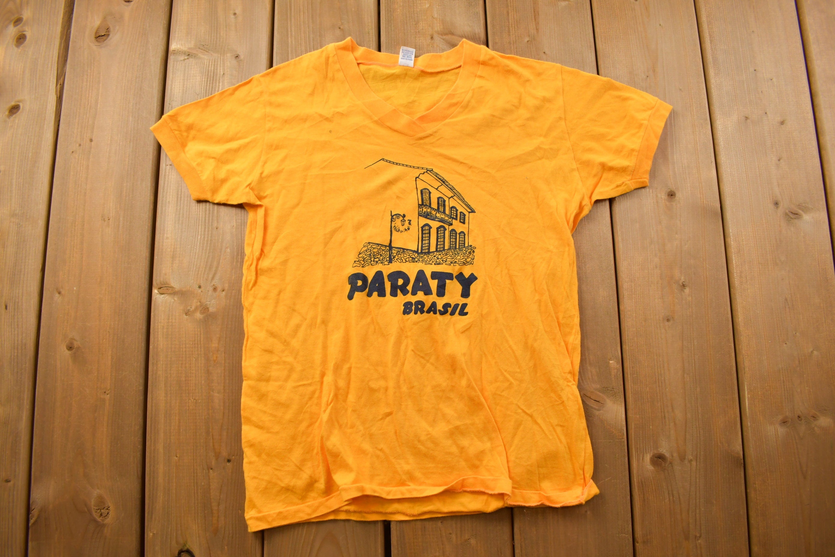 Vintage 1990s Party Brasil Graphic T Shirt