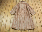 Vintage 1970s Brown Ultra Mink Faux Fur Sears Fur Coat