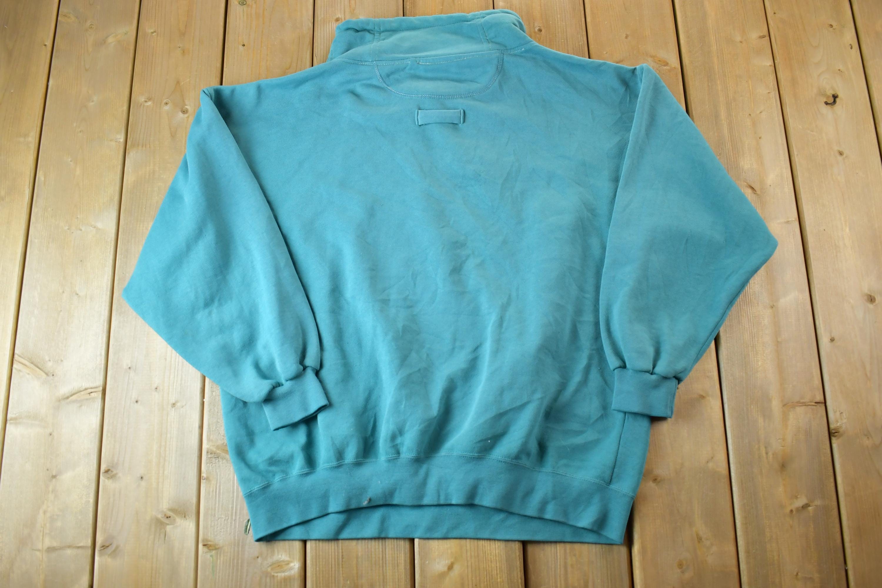 Vintage 1990s Las Vegas Quarter Zip Mockneck Sweatshirt