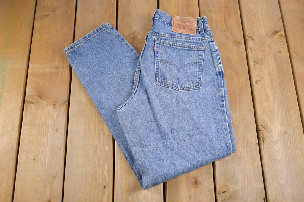 Vintage 1990s Levi's 550 Red Tab Denim Jeans Size 31 x 31