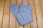 Vintage 1990s Levi's 550 Red Tab Denim Jeans Size 31 x 31