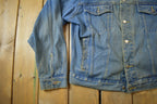 Vintage Y2K Wrangler Denim Trucker Jacket - Large