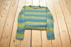 Vintage Y2k Union Bay Cropped Women's Long Sleeve Sweater