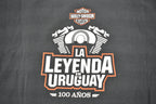 Vintage 1990s Harley Davidson La Leyenda En Uraguay 100 Anos T-Shirt