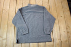 Vintage 1990s Cavendish PEI Quarter Zip Mock Neck Fleece Sweatshirt