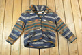 Vintage 1990s Two Twenty Light Abstract Knit Button Up Jacket