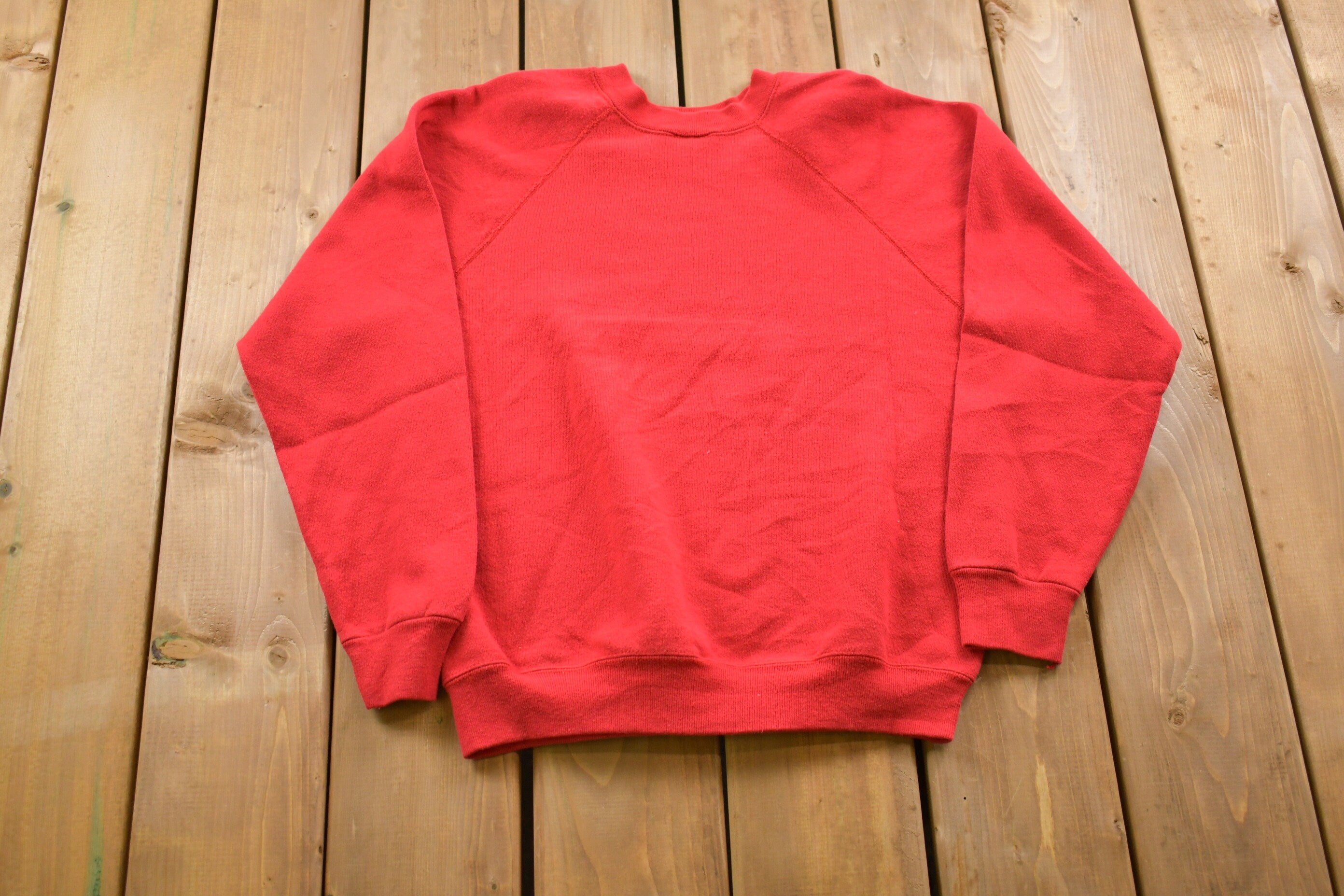 Vintage 1980s Tultex Raglan Crewneck Sweatshirt