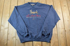 Vintage 1990s Six Point Buck Rocky Mountain Outdoorsman Crewneck Sweatshirt