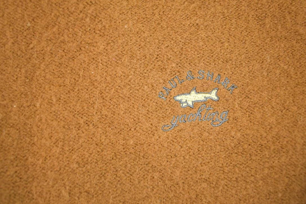 Vintage 1980s Paul Shark Yachting Wool Knit Full Zip Sweater Mens M /