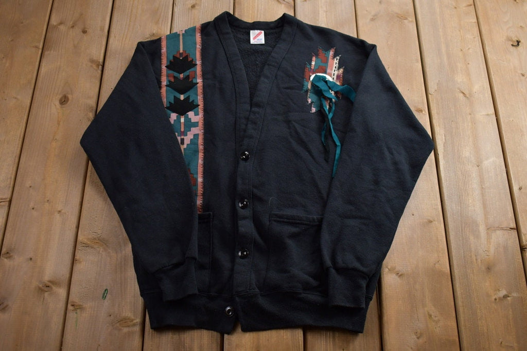Vintage 1990s Southwestern Cardigan Sweater