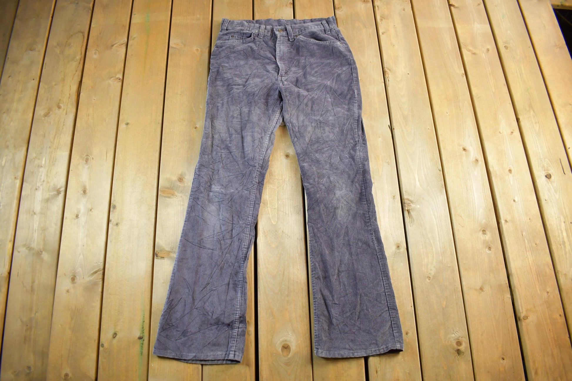 Vintage 1970s Levi's Bell Bottom Corduroy Flare Pants Size 31 x 32