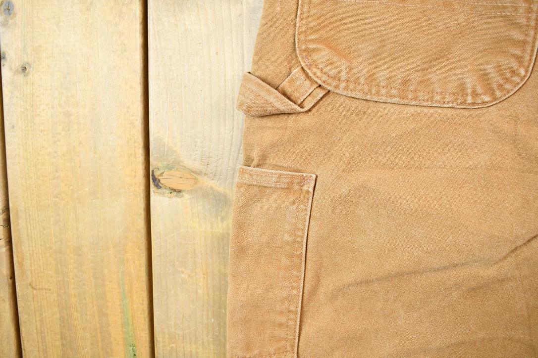 Vintage 2000s Dark Tan Carhartt Work Pants Size 32 x 32