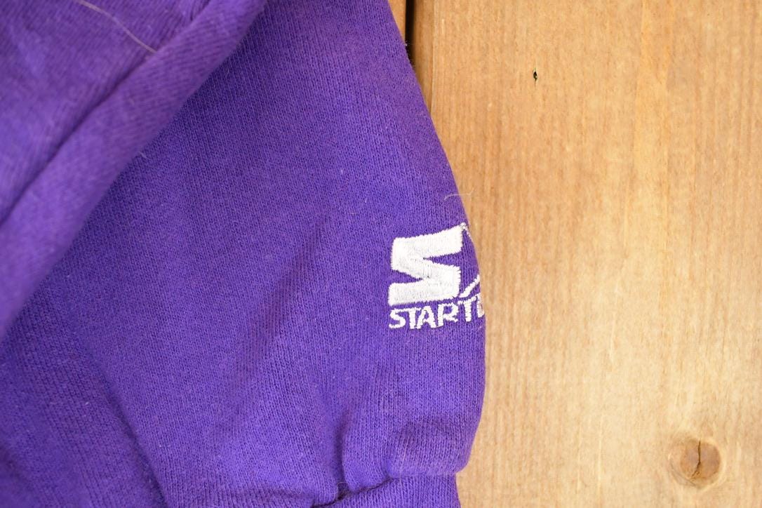 Vintage 1990s Starter Minnesota Vikings Embroidered NFL Crewneck Sweatshirt Mens XL