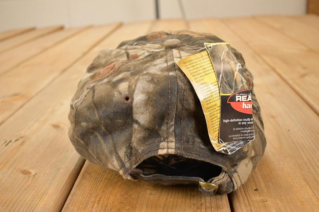 Vintage 1990s Deadstock Polygon Realtree Camo Snapback Trucker Hat