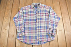 Vintage 1990s Montana Blue Button Up Shirt