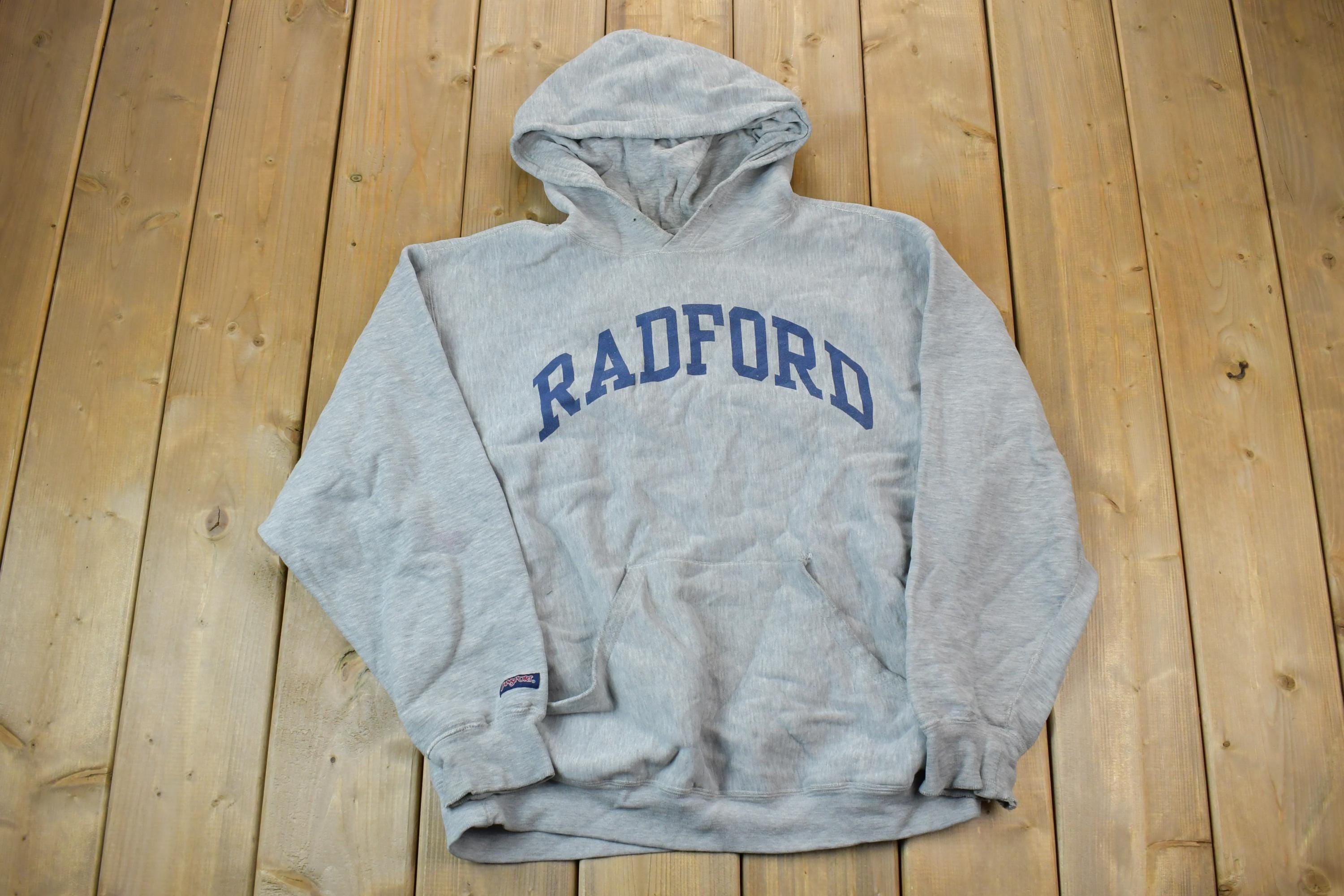 Vintage 1990s Jansport Cross Grain Radford Highlanders University Collegiate Hoodie
