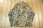 Vintage 1990s Winchester Tree Camo Zip Up Fleece Sweater Jacket Men's Large