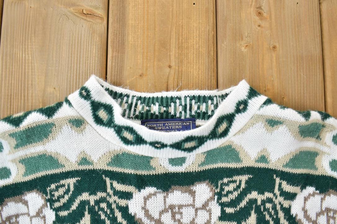 Vintage 1990s North American Sweaters Knit Crewneck Sweater