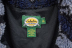 Vintage 1990s Cabela's All Over Print Fleece Jacket