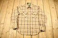Vintage 1970s Virgin Wool Sears Plaid Button Up Shirt