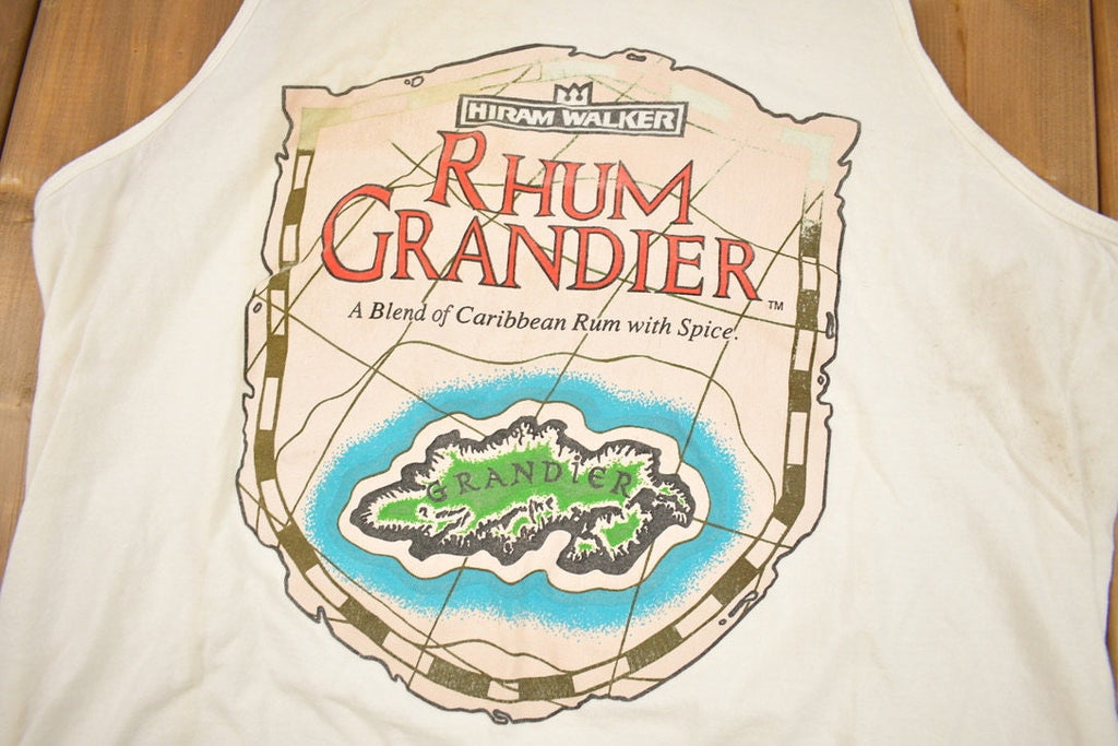 Vintage 1991 Rhum Grandier Graphic Tank Top