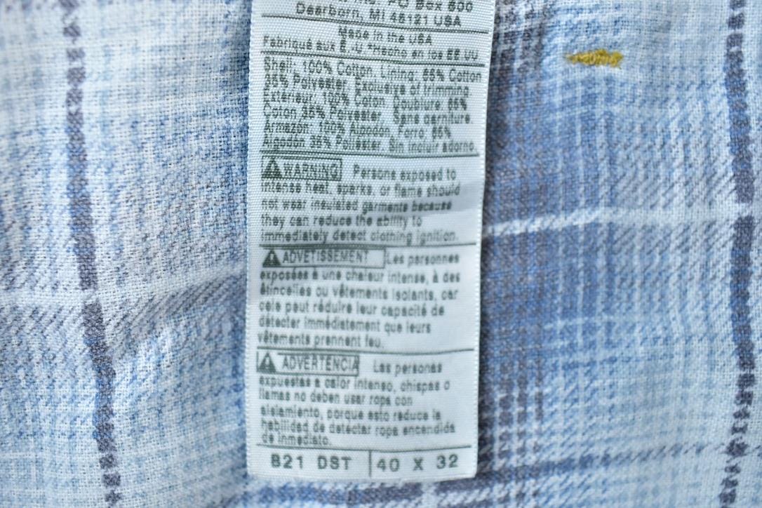 Vintage 1990s Carhartt Lined Denim Work Jeans Size 40 x 32