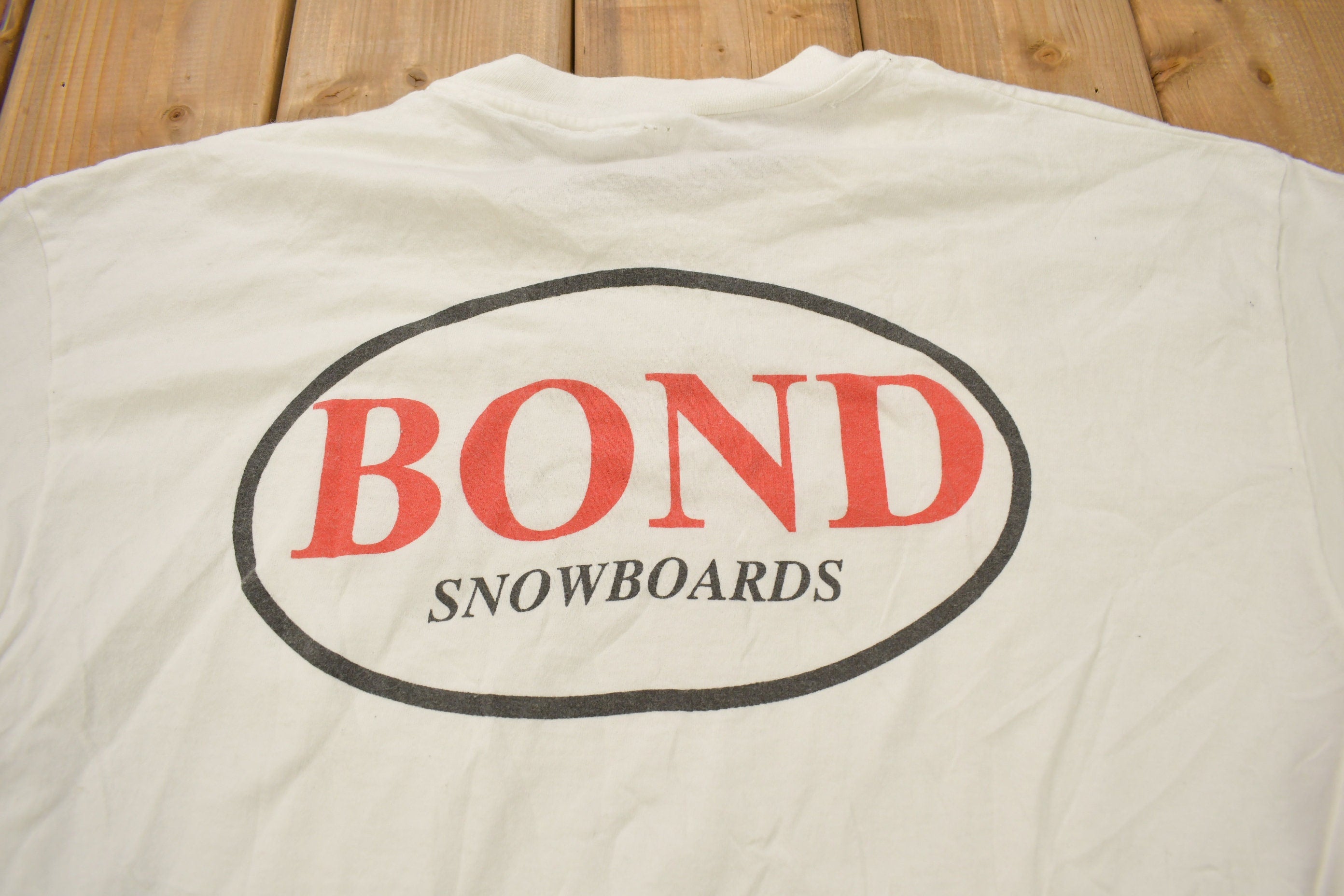 Vintage 1990s Bond Snowboards Graphic T Shirt