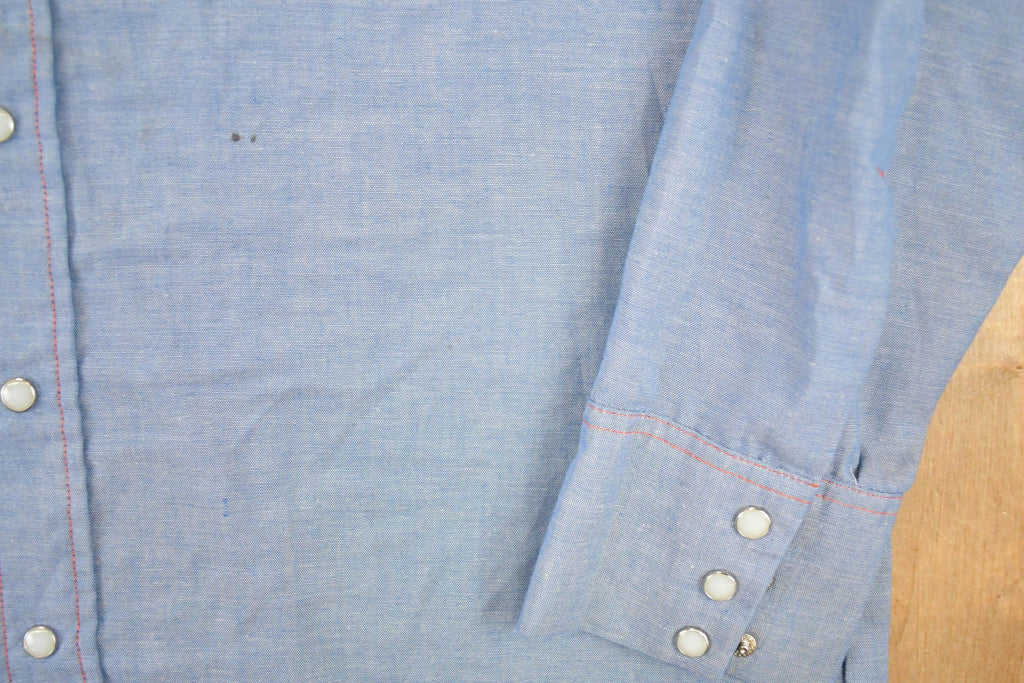 Vintage 1980s Big Mac Button Up Western Shirt Men's L