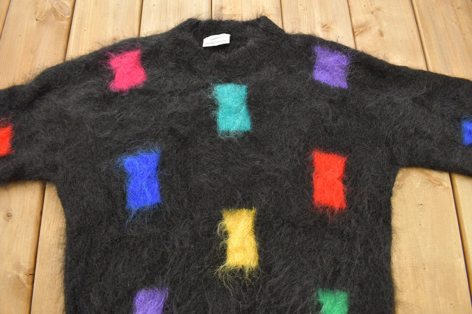 Vintage 1990s Charlotte Castle Mohair Knitted Sweater