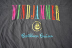 Vintage 1990s Windjammer Caribbean Cruises Souvenir Travel T Shirt Made In USA