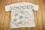 Vintage 1990s University Of North Carolina Collegiate Soccer T-Shirt