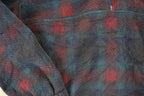 Vintage 1990s Gant Plaid Fleece Outdoorsman Hooded Sweater Men's L
