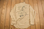 Vintage 1990 Matt Andrews Signed All Over Button Up Shirt