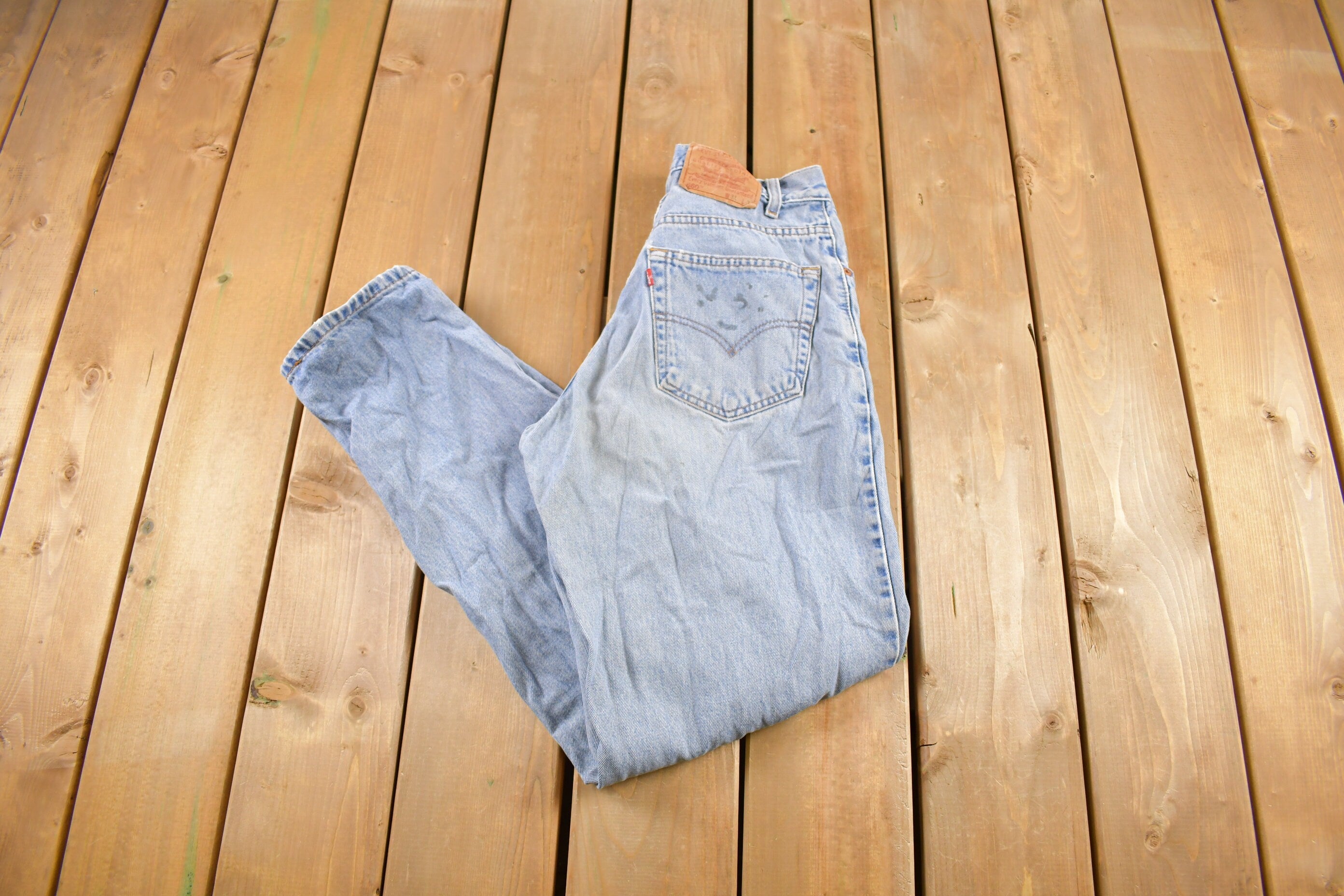 Vintage 1990s Levi's 560 Red Tab Denim Jeans Size 30 x 31