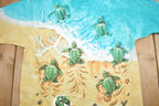 Vintage 1996 Liquid Blue Baby Sea Turtle Graphic T-Shirt Single Stitch