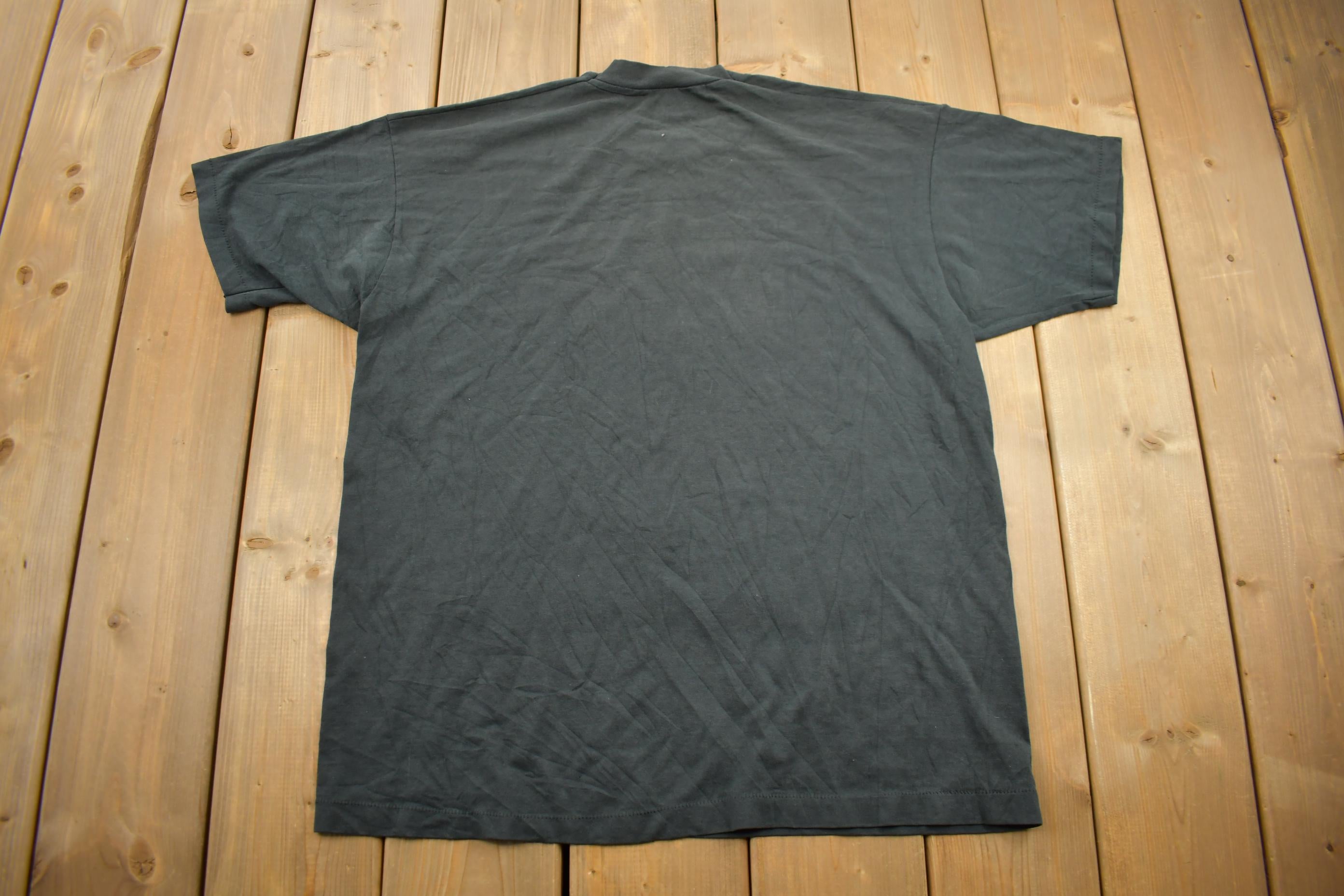 Vintage 1990s Let's Jam Single Stitch Graphic T-Shirt Made In USA