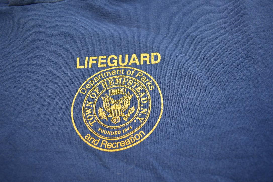 Vintage 1990s Russell Athletic Lifeguard Hoodie Made In USA