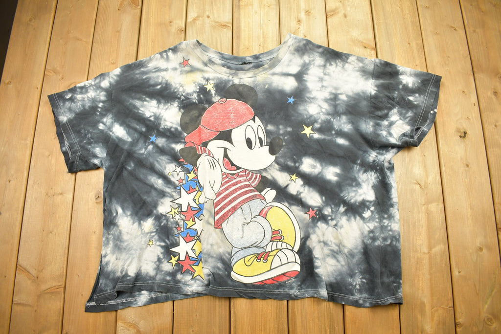Vintage 1990s Disney Mickey Mouse Cartoon Graphic T Shirt