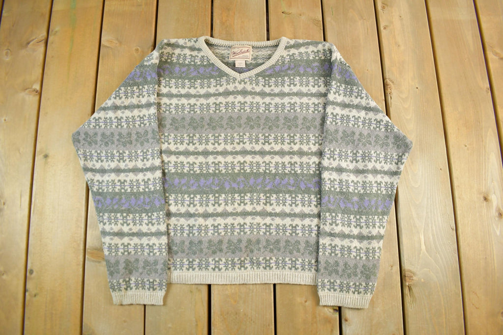 Vintage 1990s Woolrich Knit Sweater Womens Large
