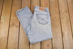 Vintage 1990s Levi's 550 Red Tab Distressed Denim Jeans Size 32 x 31