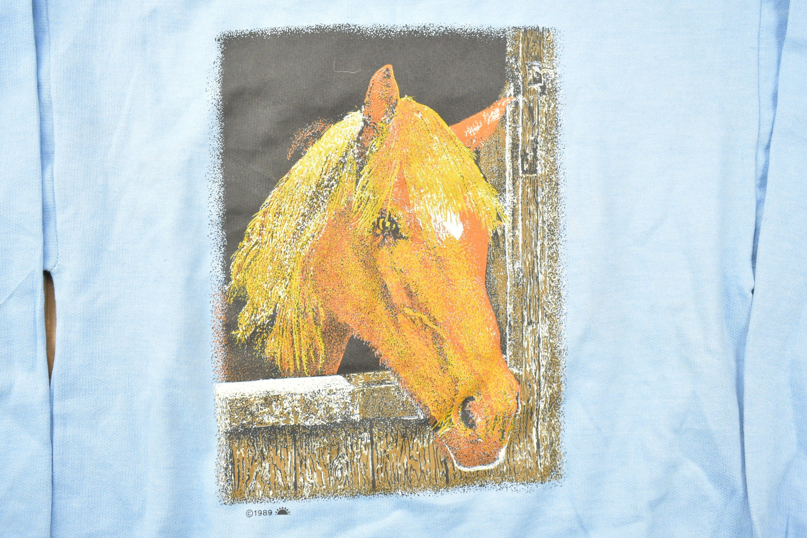 Vintage 1980s Horse Theme Crewneck