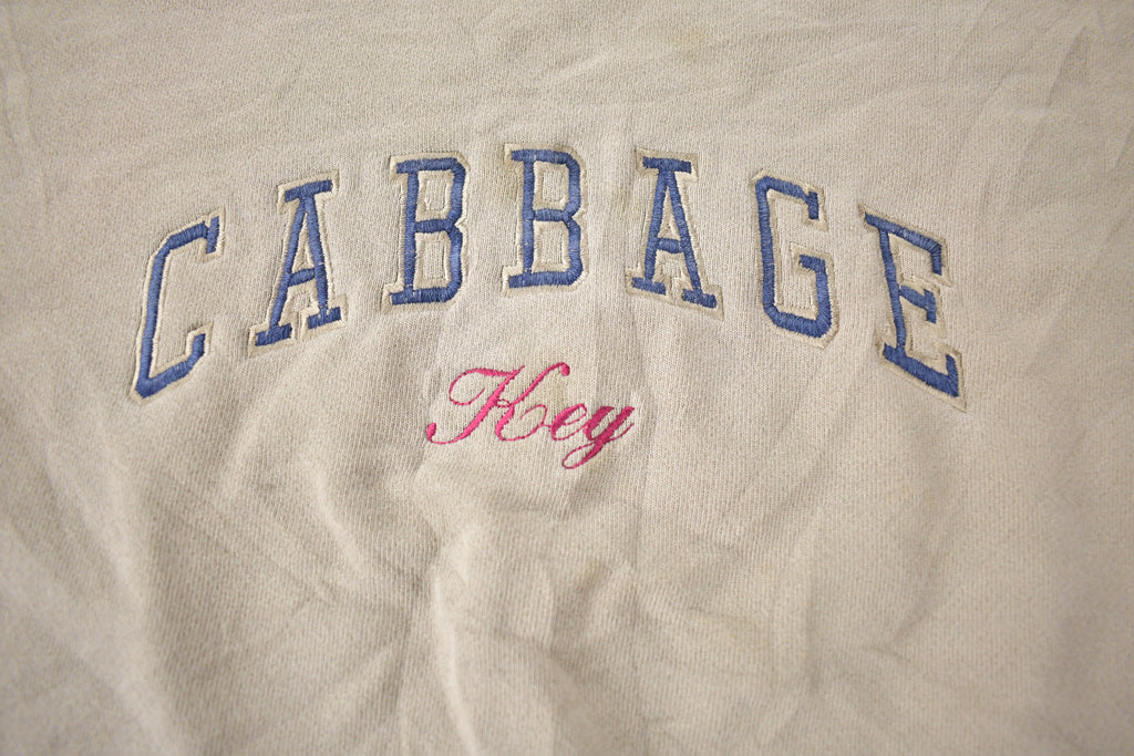 Vintage 1990s Cabbage Key Souvenir Travel Crewneck Sweatshirt Made In USA