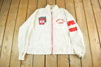Vintage 1980s Nascar Winston Cup Windbreaker Zip Up Jacket Men's Large