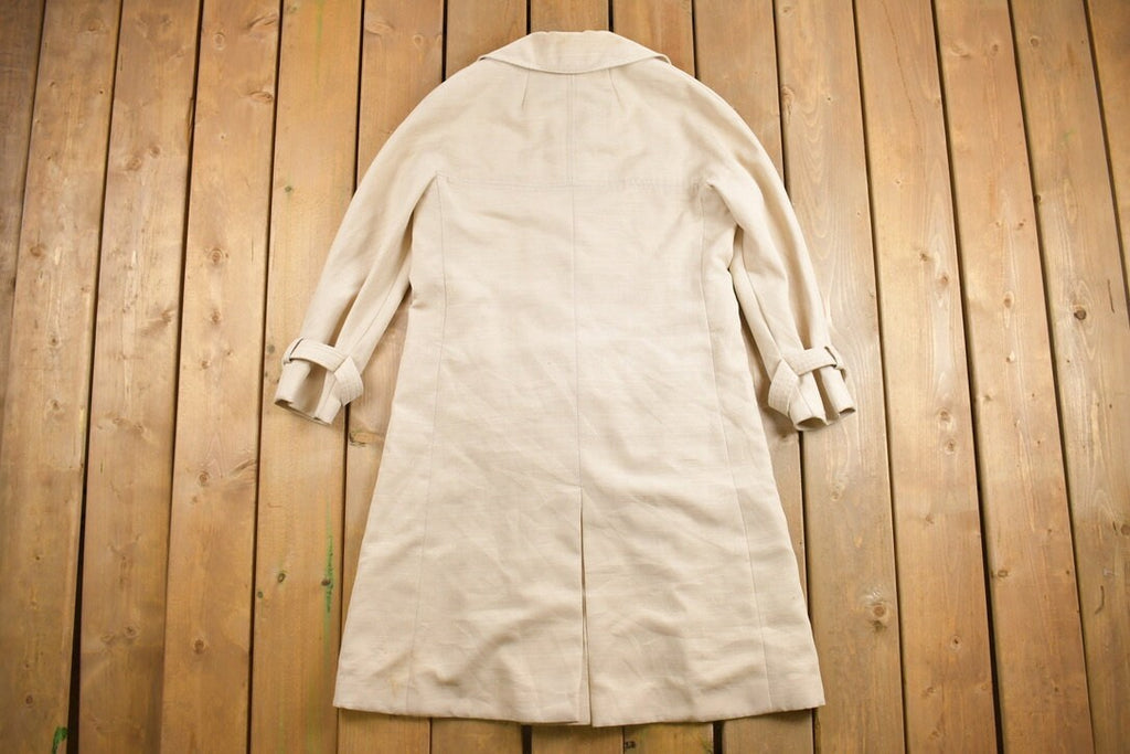 Vintage 1980s Light Trench Coat