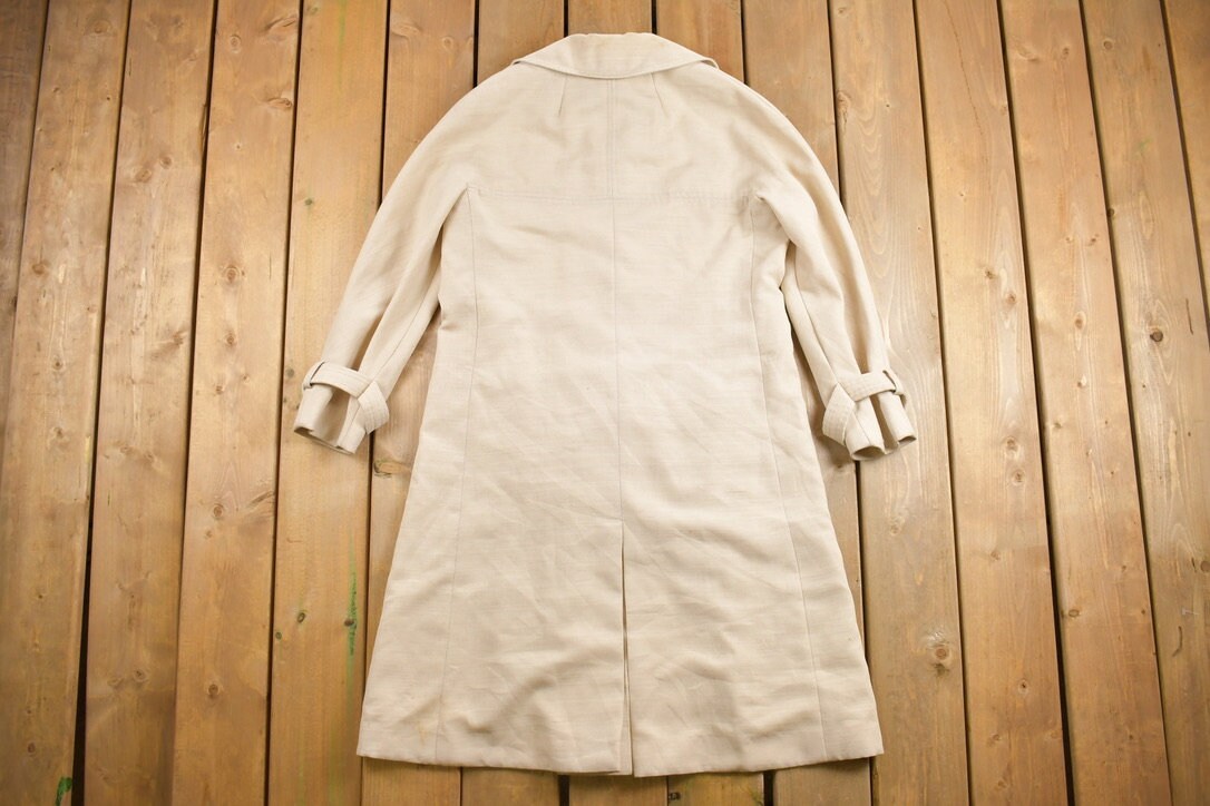 Vintage 1980s Light Trench Coat