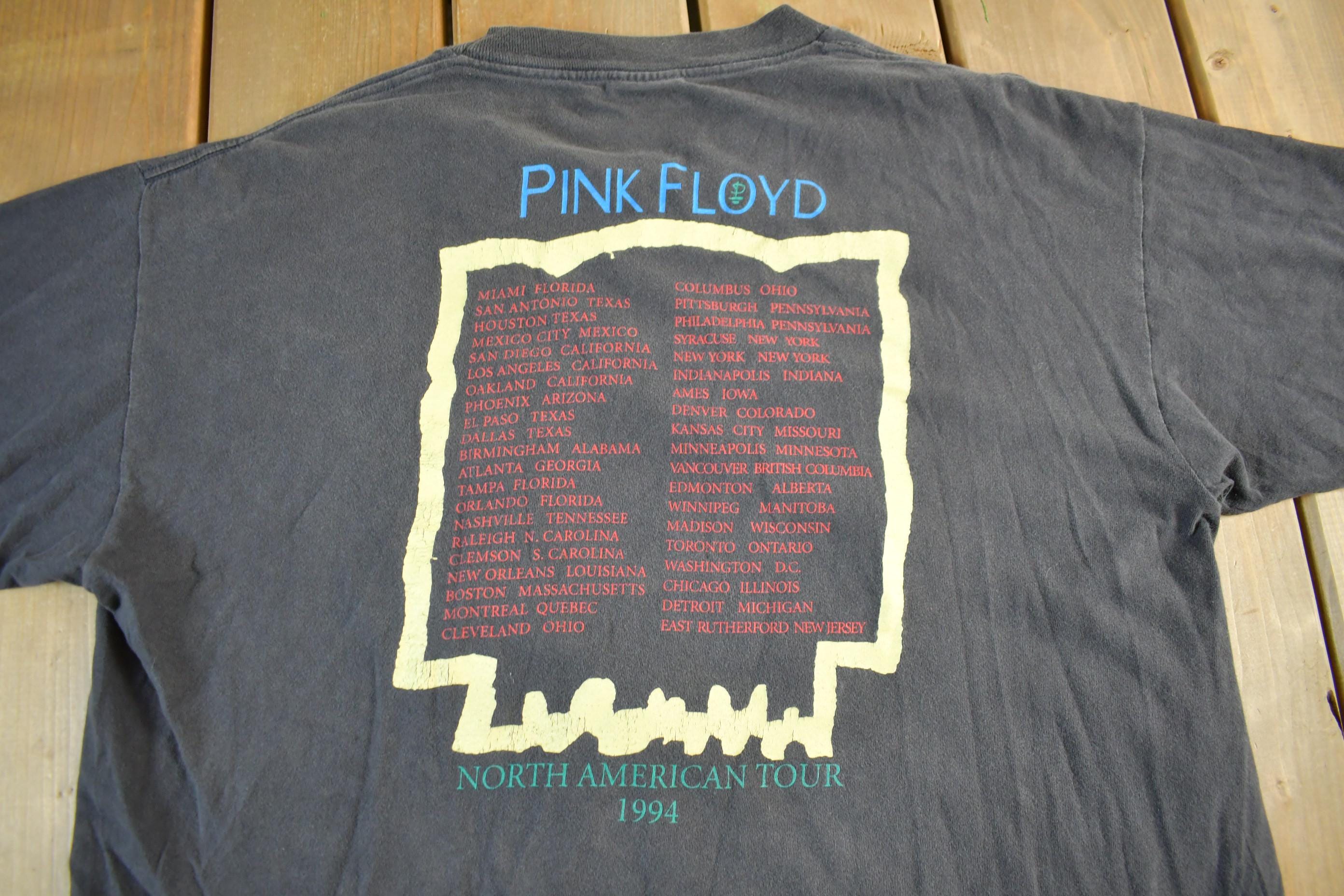 Vintage 1994 Pink Floyd Division Bell Tour Band T-Shirt Men's XL