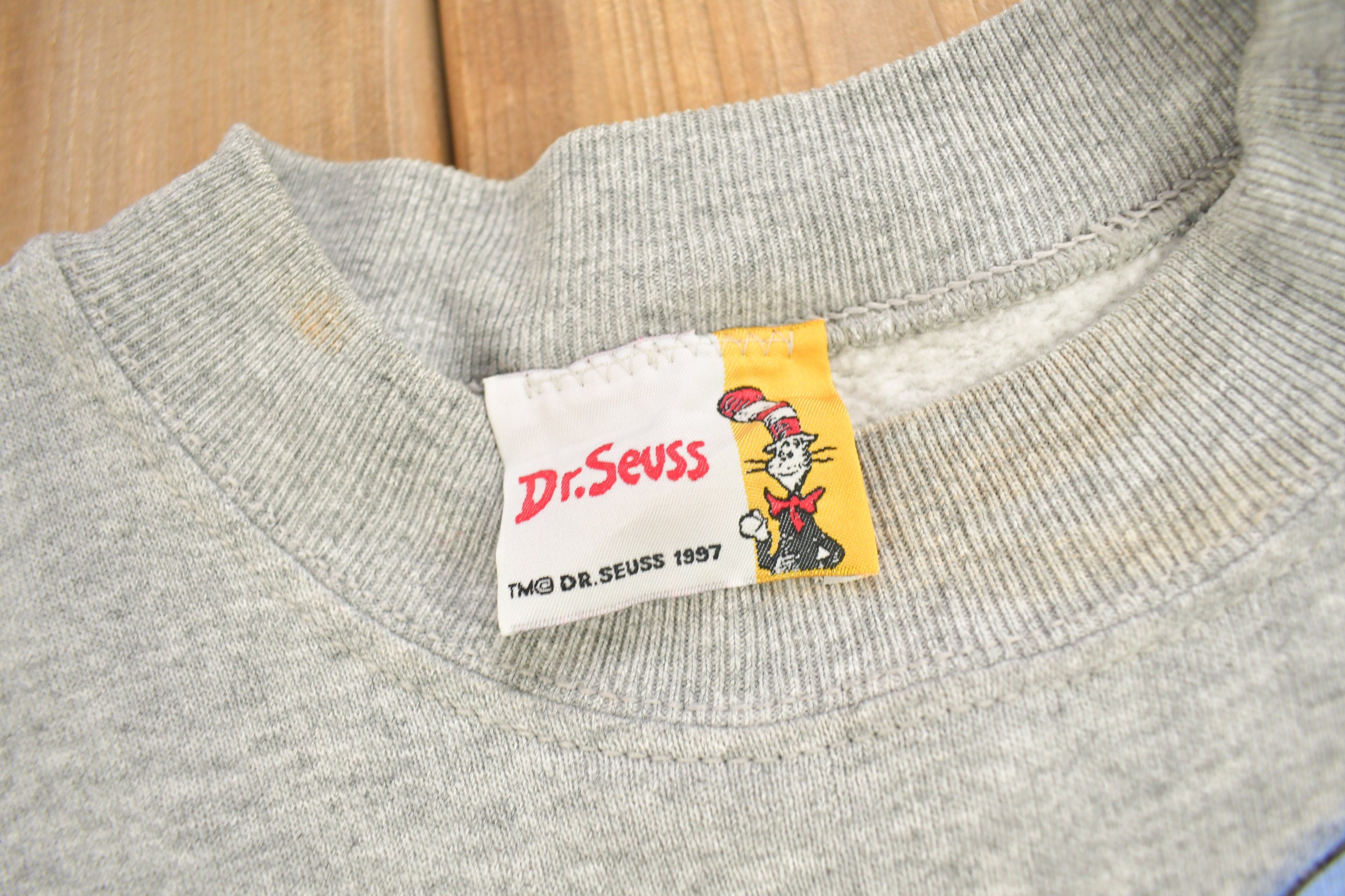 Vintage 1998 Dr Seuss The Cat In The Hat Crewneck Sweater