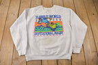 Vintage 1980s Hawaii World Invitational Rugby Tournament Crewneck Sweatshirt