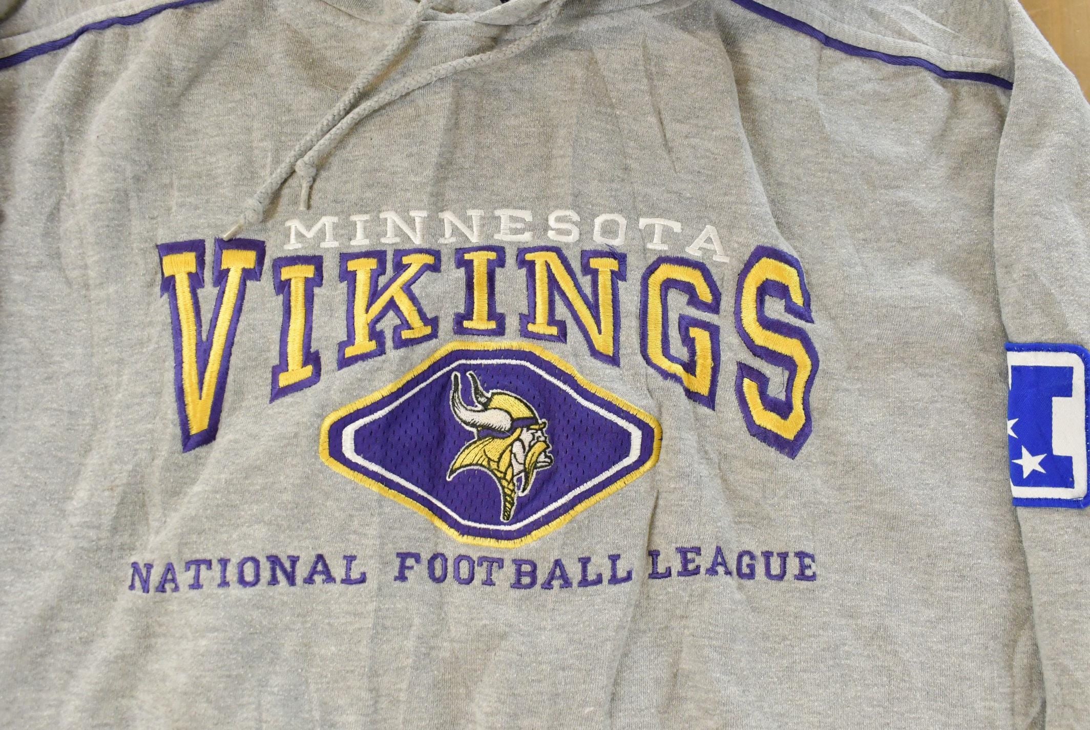 Vintage 1990s Minnesota Vikings Lee Sport NFL Hoodie Men's 2XL