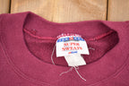 Vintage 1990s Dukes Collegiate Embroidered Crewneck Sweatshirt